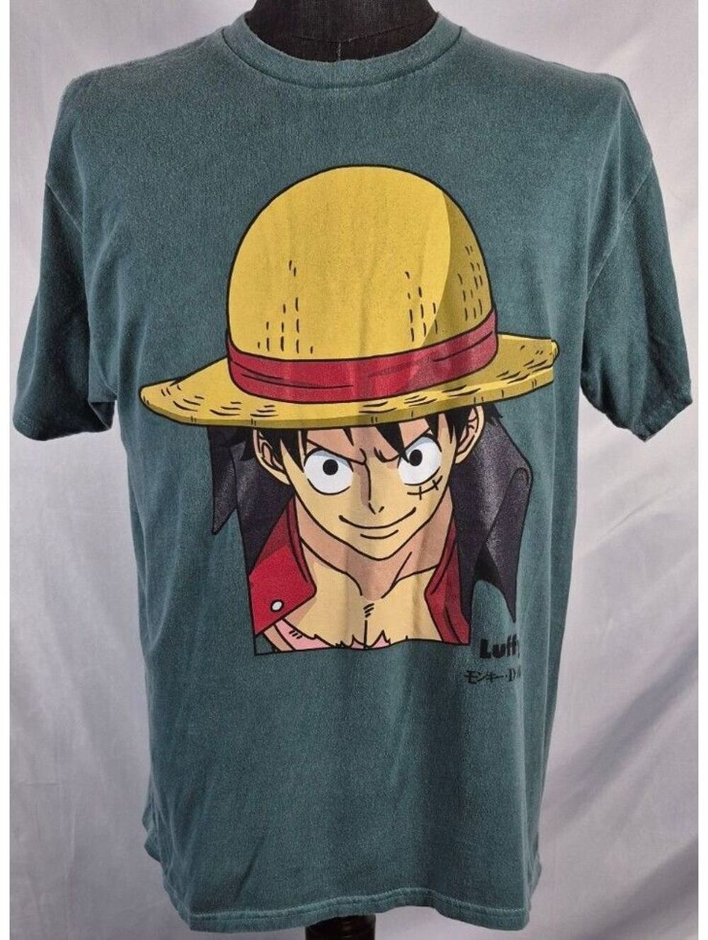 One Piece Luffy Ripple Junction Graphic Tee Large